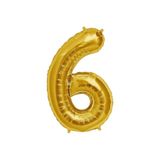 ikm balon Gold Rakam Folyo Balon 6 Numara 40 Inç 100 Cm