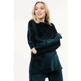İkmal Kadın Zümrüt Degaje Model Eşofman Takım