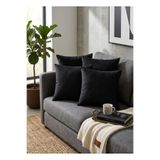 İkra 4'lü Set Siyah VIP Kalite Kırlent İçi Yastık - %100 Dolgun Kırpıntı Süngerli İç Dolgu (40x40 cm)