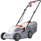 Ikra Elektro Çim Biçme Makinesi Ierm 1638 U, Grasfangbox 45 L, kesme genişliği 38 cm, kesim yüksekliği 5-kat yüksekliği ayarlanabilir 25 – 65 mm