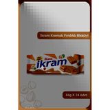 İkram Kremalı Fındıklı Bisküvi - 84 Gram - 24 Adet