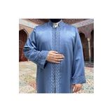 İkranur Lüks Kudüs Imam Cübbesi - Indigo