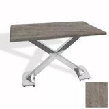 İks Masa Kromnikel (70X120 - Werzalit, Allzalit Yada Wermodin Tabla) - Kahve Oxid