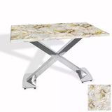İks Masa Kromnikel (80X120 - Werzalit, Allzalit Yada Wermodin Tabla) - Gold