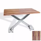 İks Masa Kromnikel (80X120 - Werzalit, Allzalit Yada Wermodin Tabla) - Indiana Wood