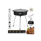 İksa Katlanabilir Mangal Large 51 cm Katlanır Kömürlü Kamp Piknik Mangalı