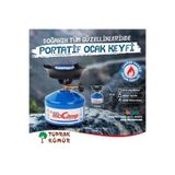 İksa Mocamp Tekrar Doldurabilir Portatif Kamp Ocağı ( Çakmak Gazı Hediyeli) renk seçimi yoktur stoktaki renk gönderilir siyah mavi yeşil kahverengi