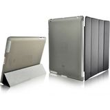 İksir Apple iPad 2/3/4 Smart Case Ön ve Arka Ayrı Ayrı Kullanılabilen Tablet Kılıfı - Siyah