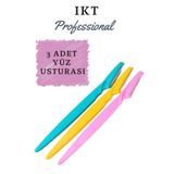 IKT TAYEM Nanopro Professional 3 Adet Yüz Jileti Kaş Usturası