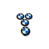 İKTUNING BMW 56 MM ALÜMİNYUM 4 ADET JANT GÖBEK KAPAK LOGOSU AMBLEM SETİ
