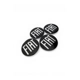 İKTUNING FIAT LOGOLU 56 MM ALÜMİNYUM 4 ADET JANT GÖBEK STICKER