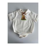 il mio bambino % 100 paumuklu Winnie the pooh konsept bebek gömlek