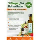 İlaçsız Market 3’lü Sinerji Bakım Seti: Hint Yağı + Jojoba + Akgünlük (DIY Serum Kiti) (%100 Saf & Soğuk Sıkım)