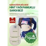 İlaçsız Market Çocuk Boyu (Sağ Kaburga Altı) Hint Yağı Uygulama Pedi (Castor Oil Pack) – %100 Ham Pamuk - Standart - Beyaz