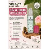 İlaçsız Market Hint Yağı Göz ve Dudak Çevresi Roll-On - 15 cc