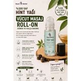 İlaçsız Market Hint Yağı Vücut Masaj Roll-On (Göbek ve Kalça Bakımı) - 50 cc