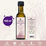 İlaçsız Market Keten Tohumu Yağı 100 ml Soğuk Sıkım %100 Doğal Vegan Çevre Dostu