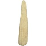 İlaslan Kozmetik %100 Doğal Ham Kabak Lifi 60-70 cm Cilt Peeling, Banyo ve Mutfak İçin Ekolojik Temizlik Süngeri - Bej