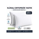 İlay home concept 2 adet KLİMALI YASTIK PREMİUM ( YIKANABİLEN ) 1. SINIF TERLETME VE KOKU YAPMAYAN 2 ADET