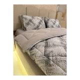 İlay home concept ÇİFT KİŞİLİK 5 PARÇA WELSOFT UYKU SETİ / ÇARŞAFLI HURÇLU 5 PARÇA KOMPLE SET / GRİ FIRÇA ÇK