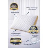 İlay home concept KLİMALI YASTIK YENİ ÖZEL GOLD SERİSİ / 1.200 gram / türkiyede ilk / ekstra dolgun / yıkananilen