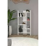 İlayda Asimetrik 6 Raflı Modern Kitaplık