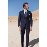 ilayda emir Blazer, Slim Fit, Kırlangıç Yaka, 6 Drop, Erkek Takım Elbise, Lacivert
