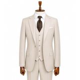 ilayda emir Erkek 3 Parça Takım Elbise, Koyu Yeşil, Slim Fit, Yelek Dahil, 50 Beden