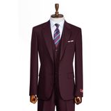 İlayda Emir, Erkek Lacivert 3 Parça Takım Elbise, Slim Fit | Tepe Yaka Kesim, Düğmeli Yelek, Resmi Giyim, Cep Mendilli, İş ve Özel Davet