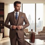 İlayda Emir Erkek Takım Elbise, Kırlangıç Yaka, Blazer, Slımfıt, Tuape - 6 Drop - 56