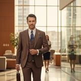 İlayda Emir Erkek Takım Elbise, Mono Yaka, Blazer, Slımfıt, Tuape - 6 Drop - 50