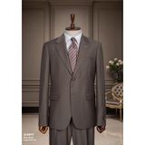 İlayda Emir Regular Kesim, Kırlangıç Yaka, Iki Düğmeli, Blazer, Erkek Takım Elbise, Kahverengi - 6 Drop - 52