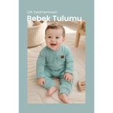 İlays Babywearing Çift Taraf Fermuarlı Bebek Tulumu Tulum - Mint