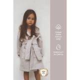 ilays beauty Buldan Dokuması Bebek/çocuk Bornozu Leylak Rengi