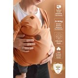 ilays beauty Premium Birinci Sınıf Pamuklu Esnek Wrap Sling Tarçın (BABYWEARİNGE ÖZEL ÜRETİM KUMAŞ)