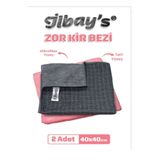 İlbay's 2 Adet Ovalama Zor Kir ve Yağ Çöz Bezi 40X40