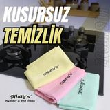 İlbay's 6 Adet (Klasik Renk Serisi) Mikrofiber Temizlik Bezi 40x60 CM (2 PAKET X 3'LÜ) - Sarı - Standart