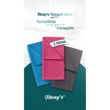 İLBAY'S İlbay’s 2’li Mikrofiber Tezgah Bezi 40x40 cm | Süper Emici Leke Bırakmaz Bez
