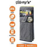 İlbay's Mikrofiber Araba Yıkama Ve Kurulama Bezi Gri 50X80 Cm