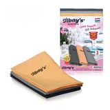 ilbay's Mikrofiber Nakışlı Süper Emici Temizlik Bezi 3'lü Paket Yeni Renk Serisi - 40x60 Cm.