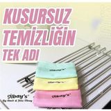 İlbay's Mikrofiber Temizlik Bezi, 40x60 cm, Çok Renkli, 3'lü Paket, 15 Set Toplam 45 Adet