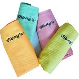İlbay's Mikrofiber Temizlik Bezi Seti 4'lü Yüksek Emicilik Özelliği ile Tüm Yüzeyler için Kullanım