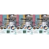 İlbay's Sihirli Mikrofiber Temizlik Bezi 40x60 cm 3'lü Set | Desenli Doku, Islak ve Kuru Kullanım, Parlak Yüzeyleri Çizmez, Mutfak & Banyo & Araba, 9 Adet (3x3'lü)