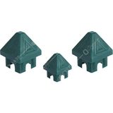 İldem Panel Çit Kapağı 60 x 60 Kubbeli Kapak 10 ADET - 60X60