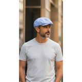 İldeşli Yazlık Ingiliz Model Kasket Erkek Peaky Blinders Yazlık Ince Şapka Cap - Standart - Mavi