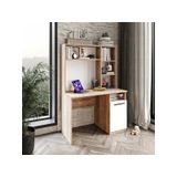 Ildır Çalışma Masası Flora Beyaz Tamamı Mdf