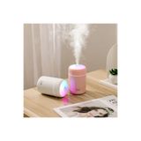 İle H2O 300ml Renkli Işıklı Ultrasonik Buhar Makinesi Mini Hava Nemlendirici Ev Araba İçin