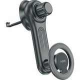 ile Uyumlu Araç Içi Telefon Tutucu, 360° Dönebilen, Havalandırma Çıkışı Için, Yüksek Güçlü Mıknatıs, Hızlı Kurulum, Sinyali Etkilemez, XCH2012, Siyah - Option-1 - 000-Siyah