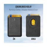 ile Uyumlu Magsafe Özellikli Silikon Lansman Cüzdan Kılıf 15 Pro Max/15 Plus/15 Pro/15, 14 Pro Max/14 Plus/14 Pro/14, 13 Pro Max/13 Pro/13, 12 Pro Max/12 Pro/12 (Siyah) - Option-1 - 001-Renkli
