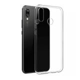ile uyumlu Şeffaf Clear Silikon Yüksek Kalite Darbeye Dayanıklı Şık Telefon Kılıfı (Huawei P20 Lite)
